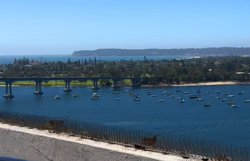 Coronado Bridge view across San Diego Bay